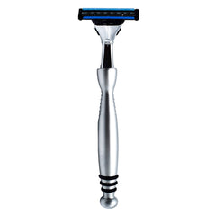 Taconic Shave textured grip helps keep control with wet hands.