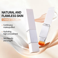 TAEERY foundation swatch on skin demonstrates natural shade-match and even tone