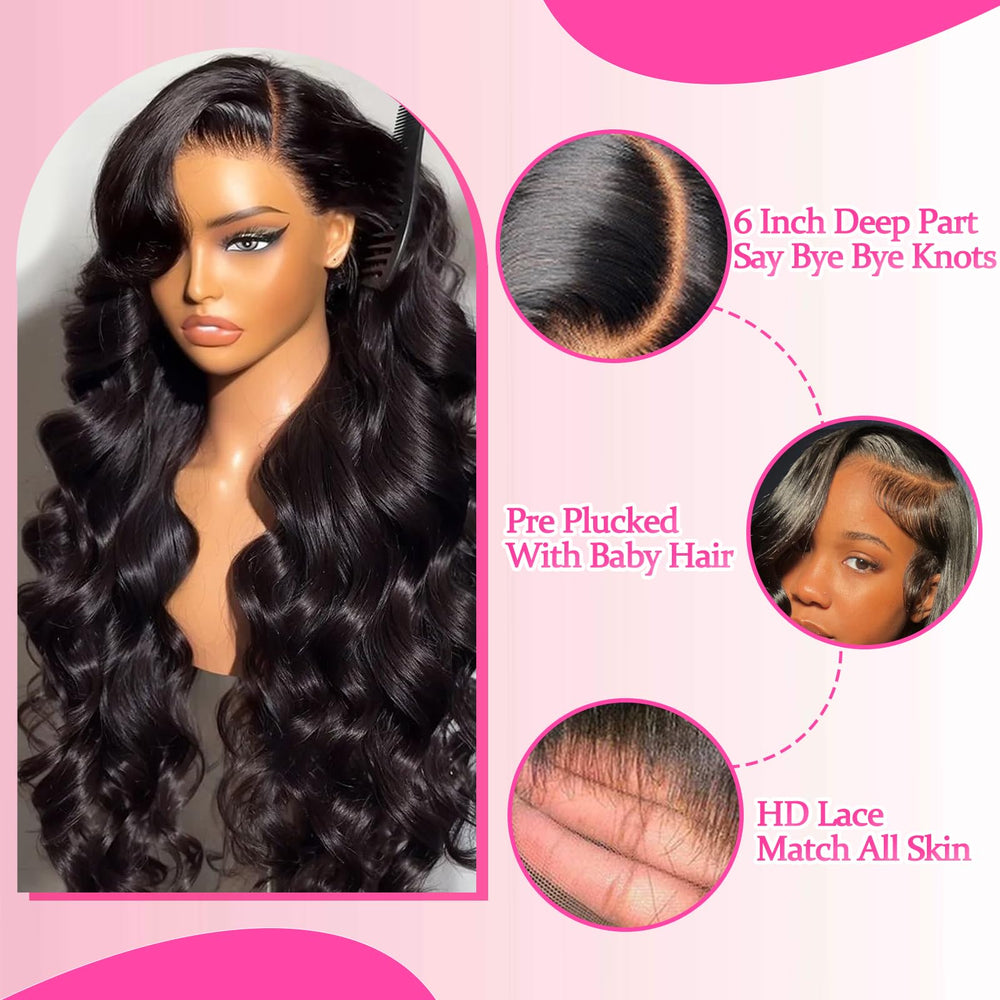 TAFCUK 200 density Brazilian virgin hair creates full natural-looking volume.