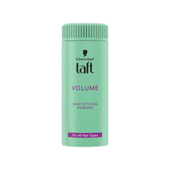 TAFT Instant Powder True Volume packaging showing compact 10g can for on-the-go texture.