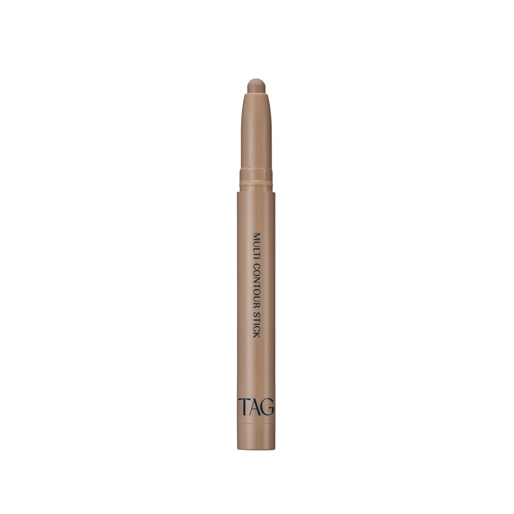 TAG Multi Contour Stick packaging shown for convenient, on the go makeup.