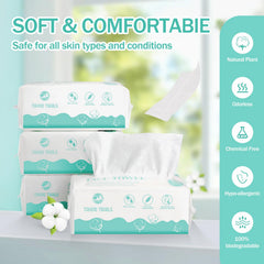Tahoe Trails face towel with pearl texture enhances absorbency for makeup removal.