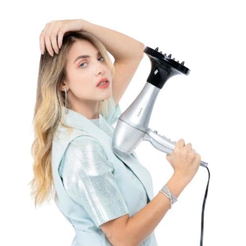 Taiff Style Hair Dryer IonSense Silver delivers professional performance for salon-quality results at home