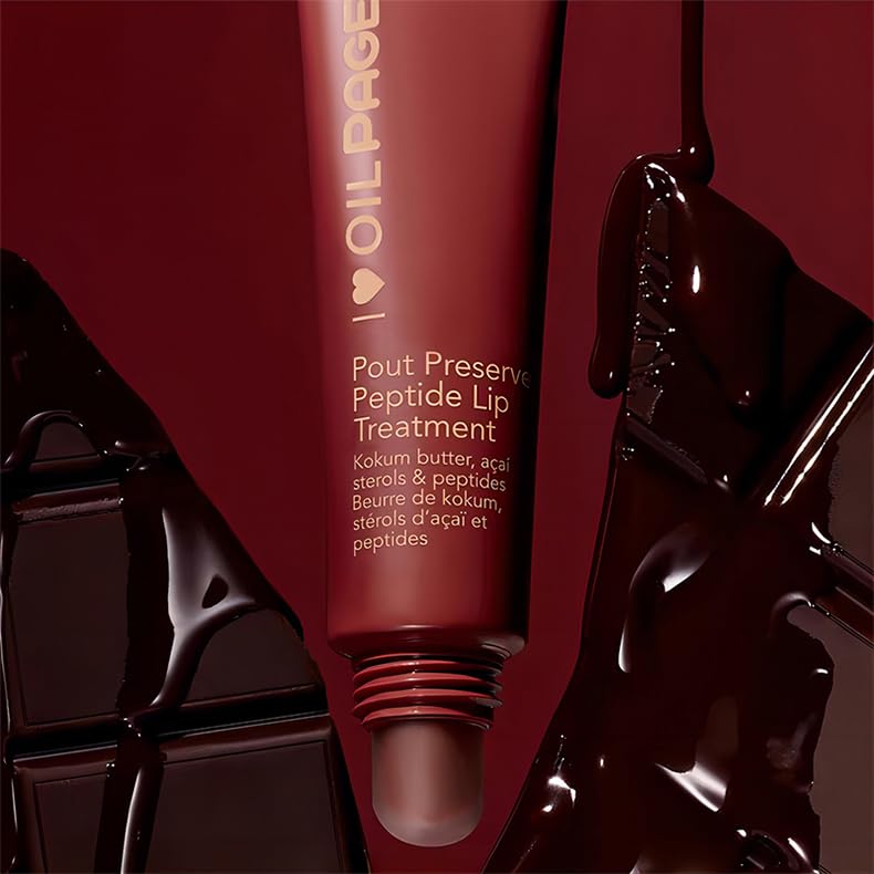 TAIKELOP Pout Preserve close-up texture highlights peptides and plump look.