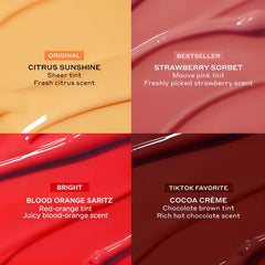 TAIKELOP Pout Preserve lip swatch reveals hydrating shine.