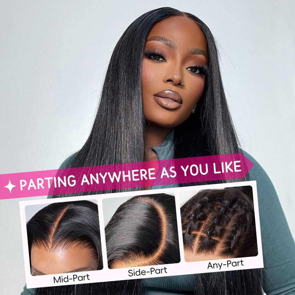 TAIKOU baby hair edge showing soft, natural hairline for seamless blending.