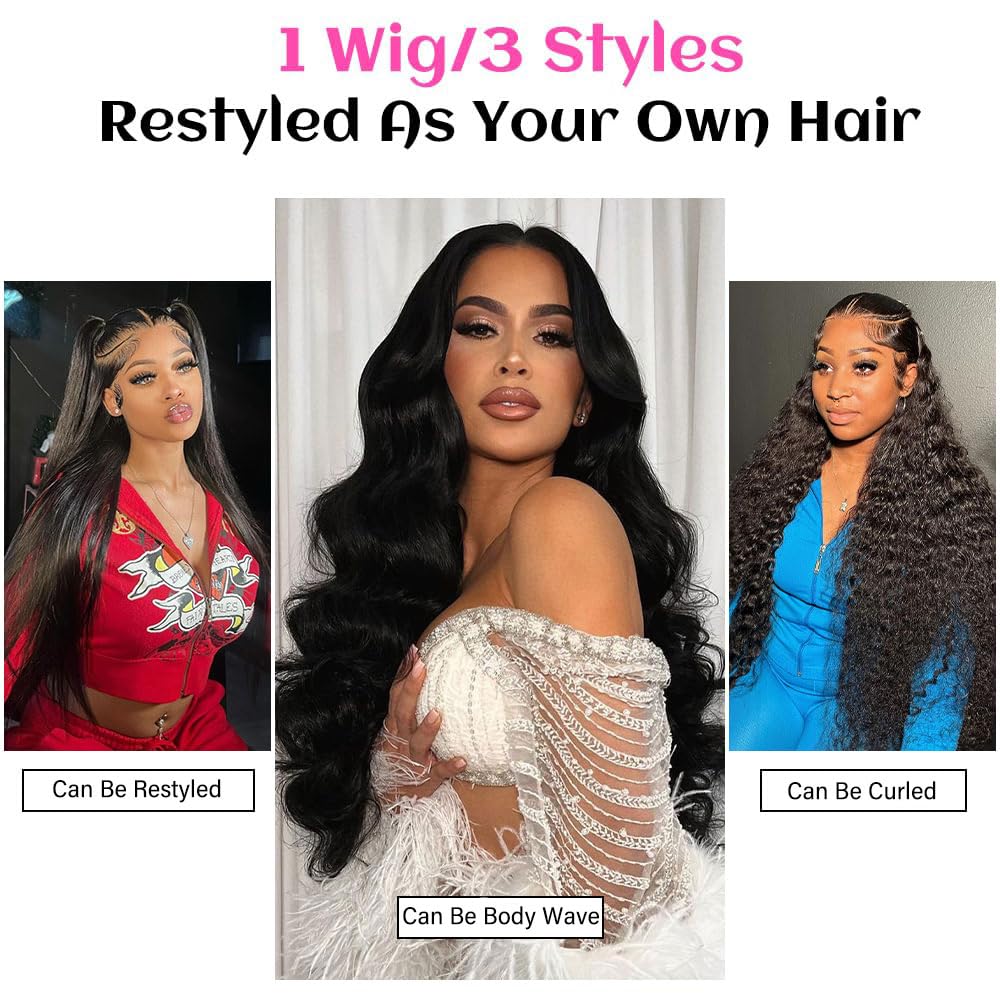 TAIKOU straight human hair wig with adjustable straps for secure fit.