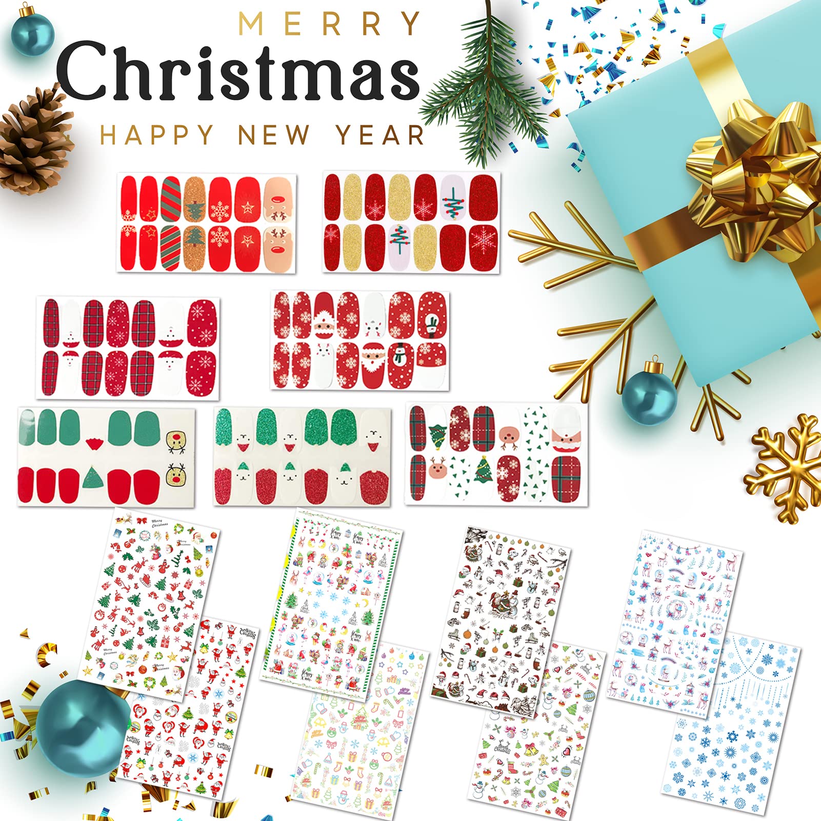 TailaiMei DIY nail art with stickers for family gatherings