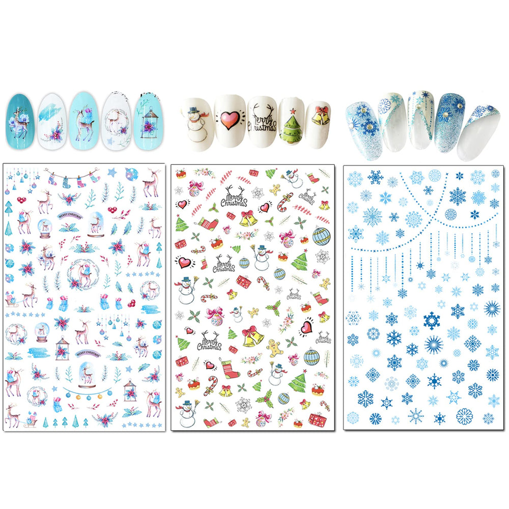 TailaiMei deer pattern nail sticker for festive flair