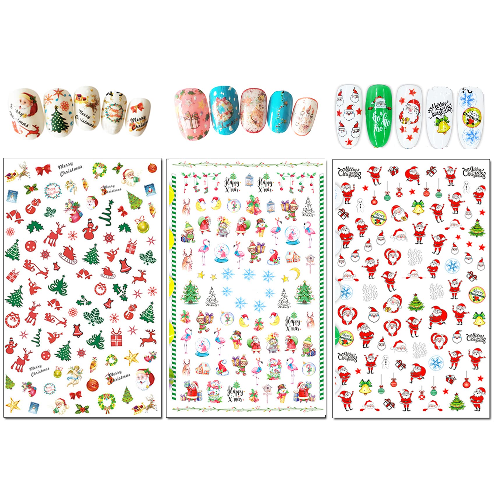 TailaiMei snowflake design nail sticker adds delicate seasonal detail
