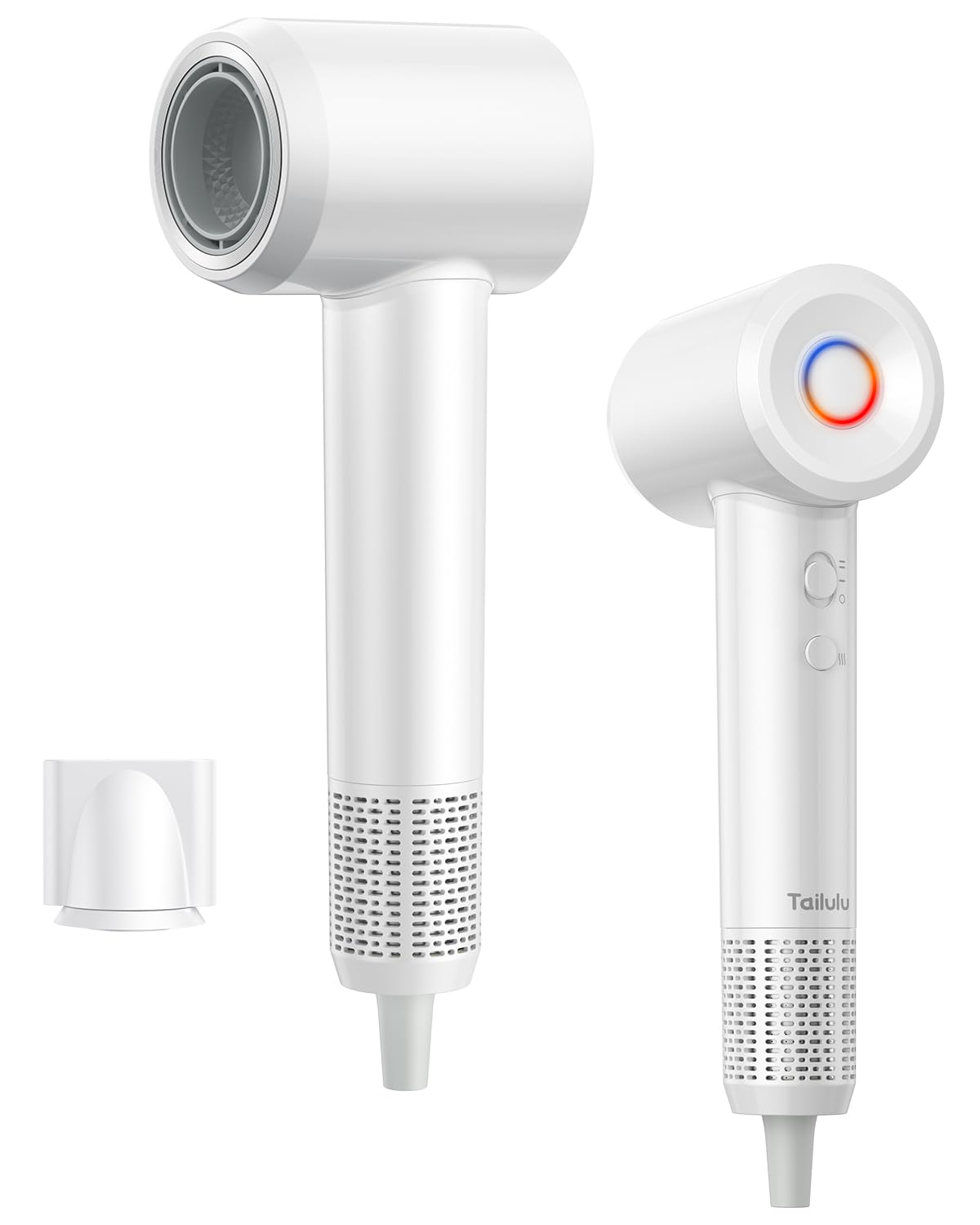 Tailulu HF03 hair dryer shows powerful drying flow for fast results.