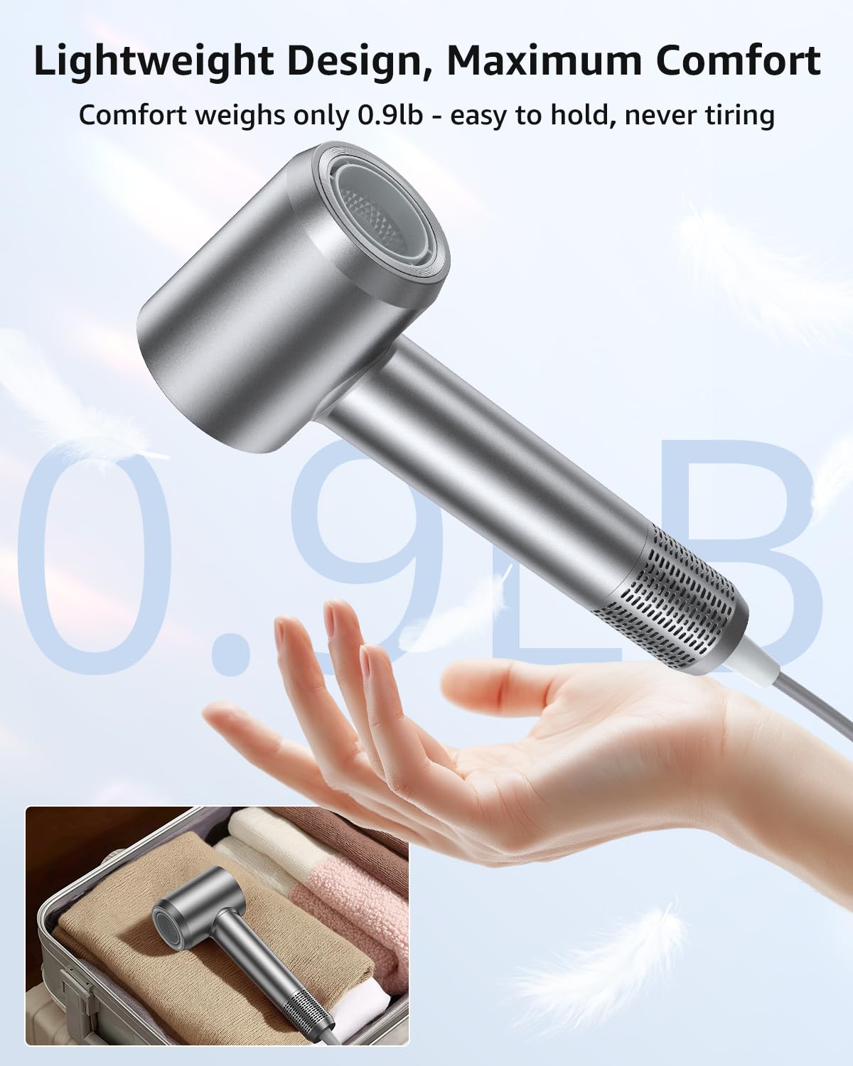 Tailulu HF03 magnetic-nozzle offers precise styling and easy attachment