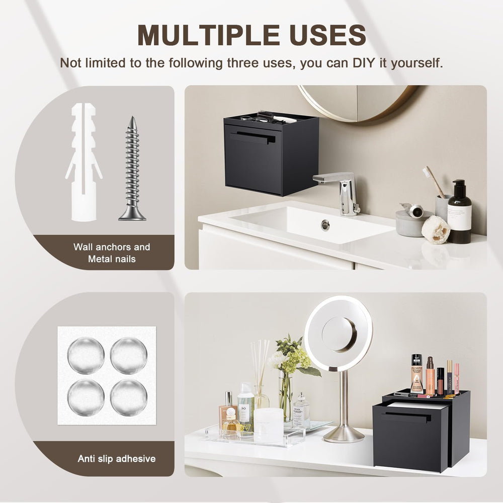 TAINESS top surface storage area suitable for small toiletries