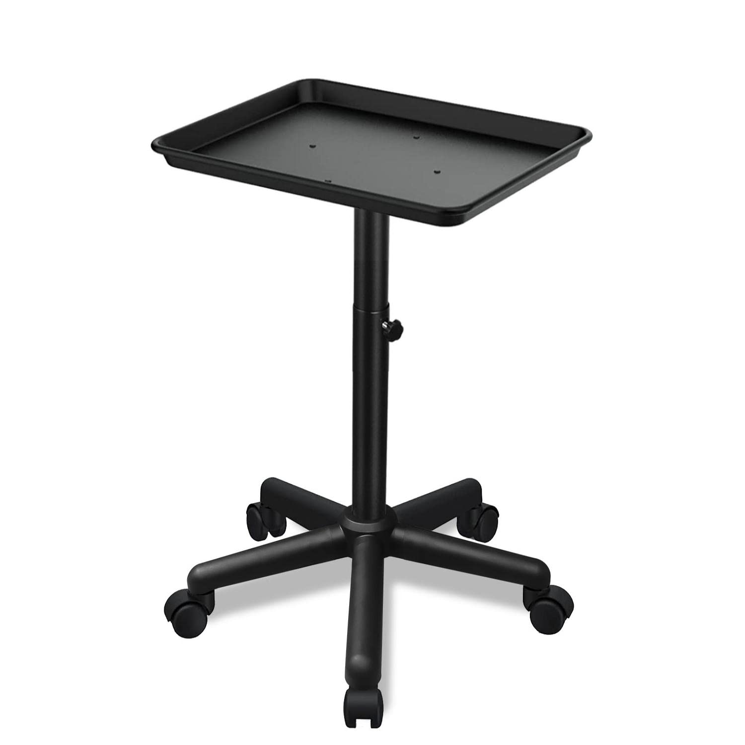 Takeashine salon tray cart adjustable height enables comfortable working at the right level