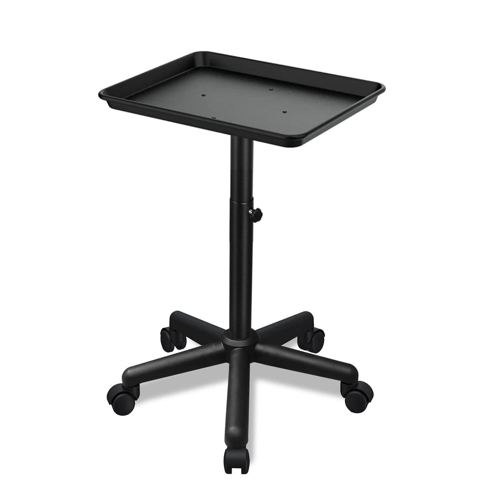 Takeashine salon tray cart adjustable height enables comfortable working at the right level