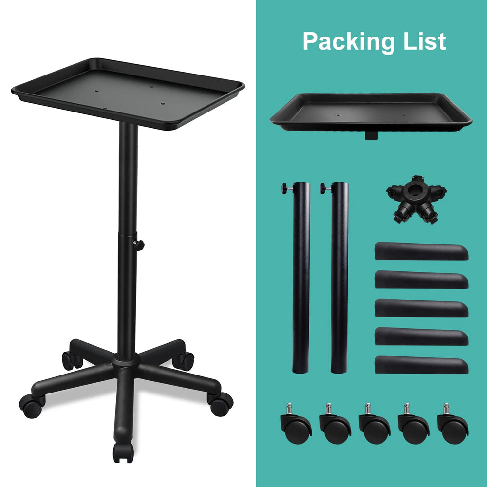 Takeashine salon tray cart multi-use design suits salons spas and tattoo studios