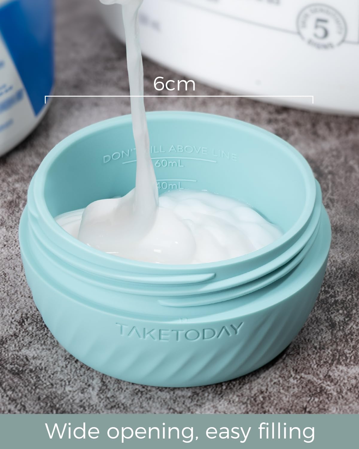TakeToday 2oz set ideal for short trips and quick refills.