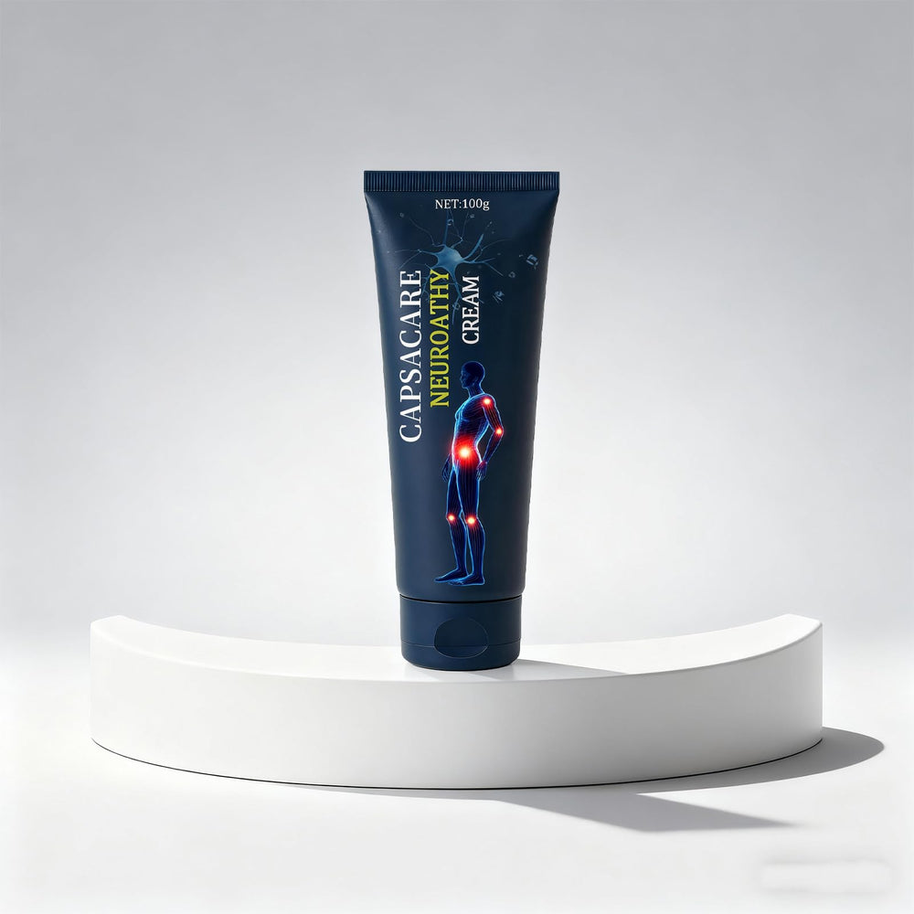 TakTuqa Capsacare on tired feet providing soothing relief after activity.