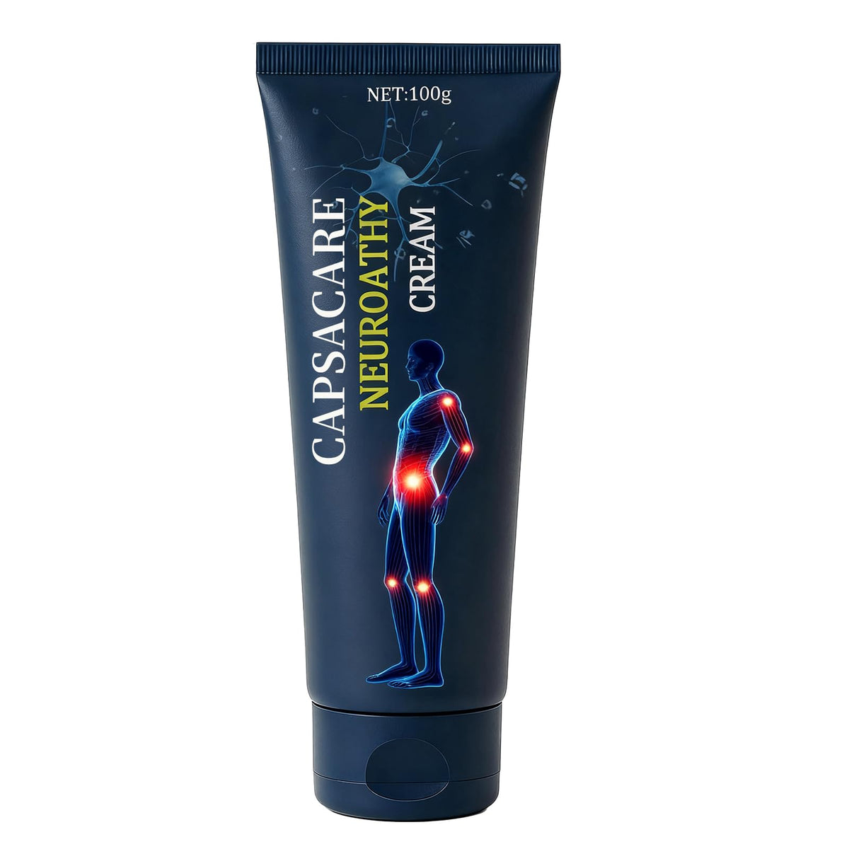 TakTuqa Capsacare cream packaging showcases the Neurosoothe formula for targeted joint comfort.