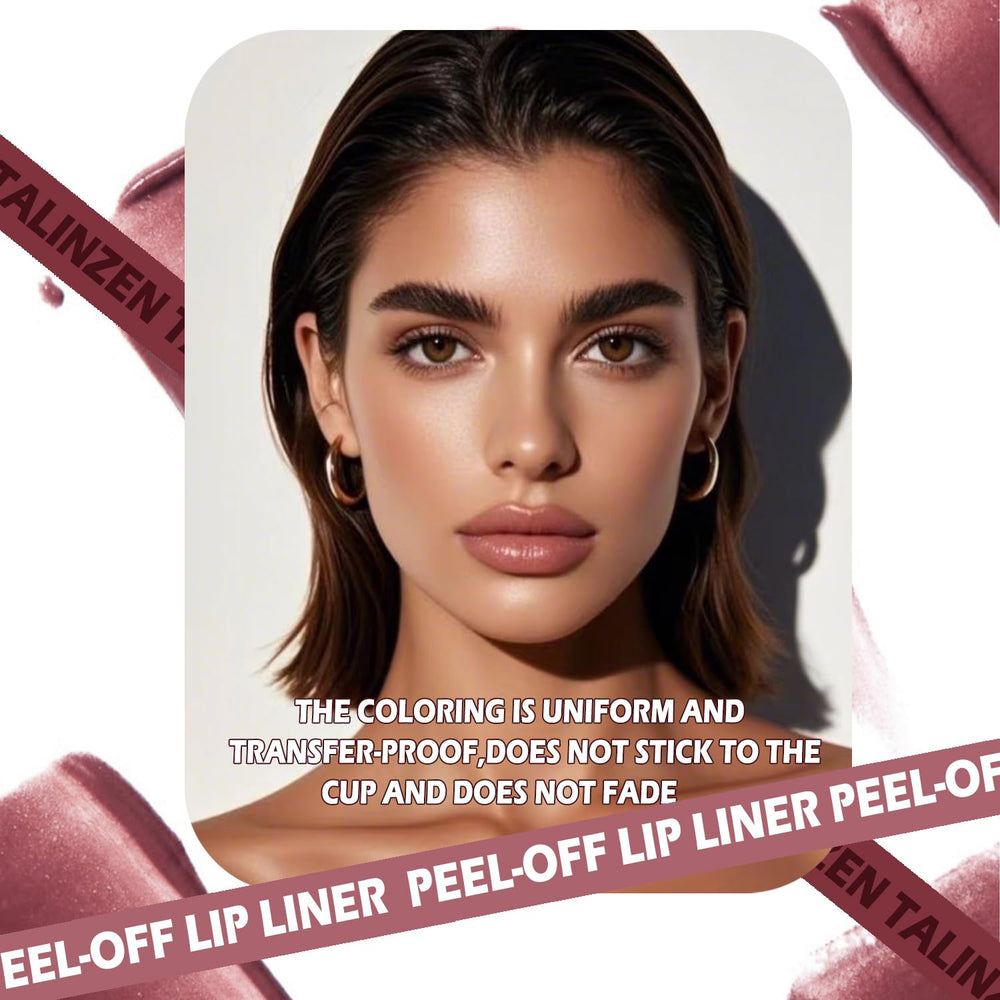 Talinzen lip stain peel-off packaging emphasizes travel-friendly design for quick touch-ups.