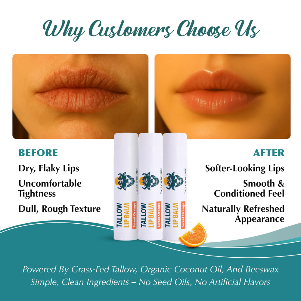 Tallowbourn 3-pack travel display emphasizes convenient, on-the-go lip care