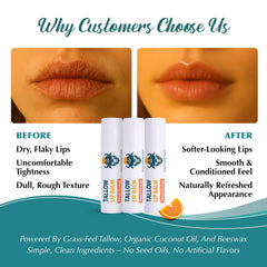 Tallowbourn 3-pack travel display emphasizes convenient, on-the-go lip care