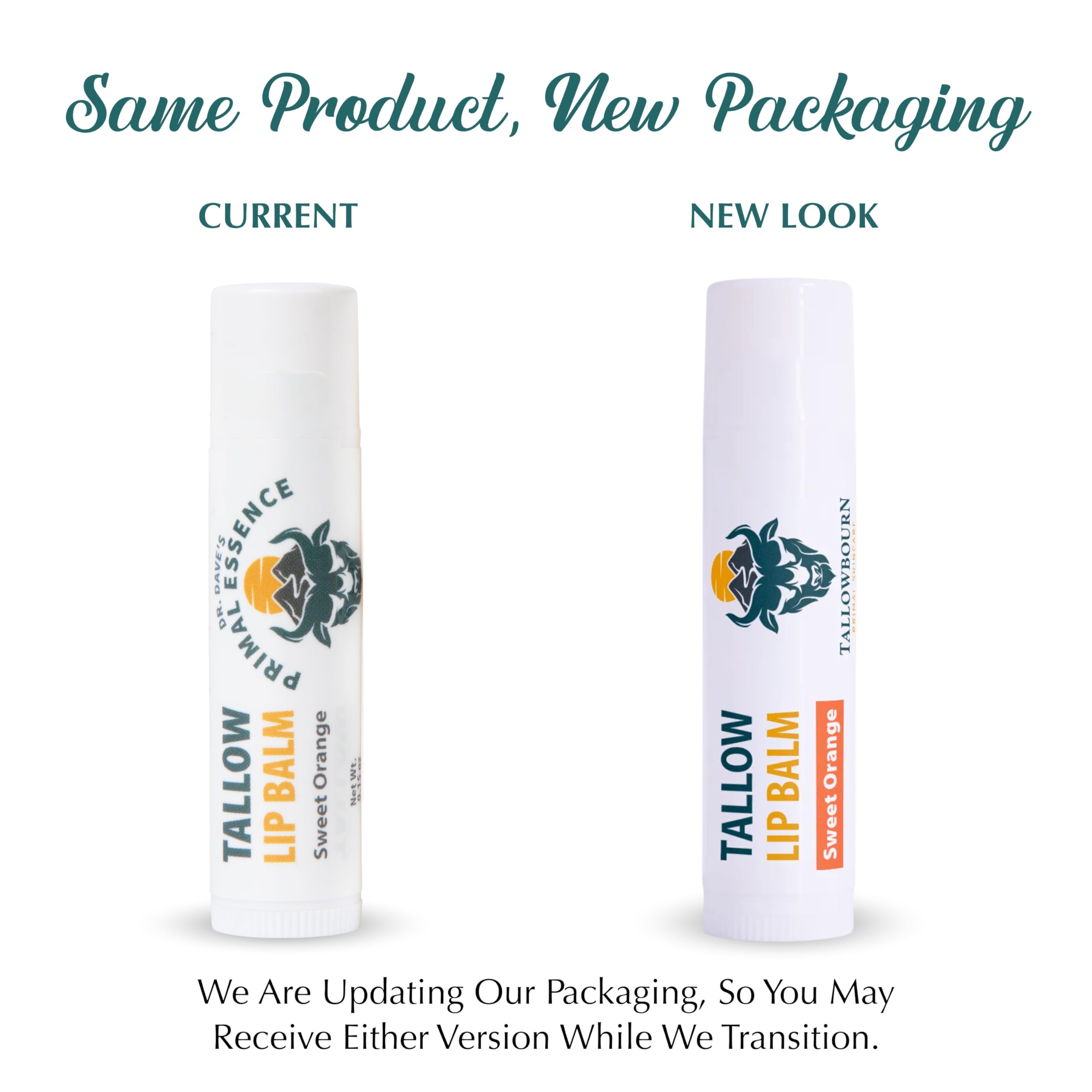 Tallowbourn Sweet Orange lip balm glide close-up demonstrates smooth application