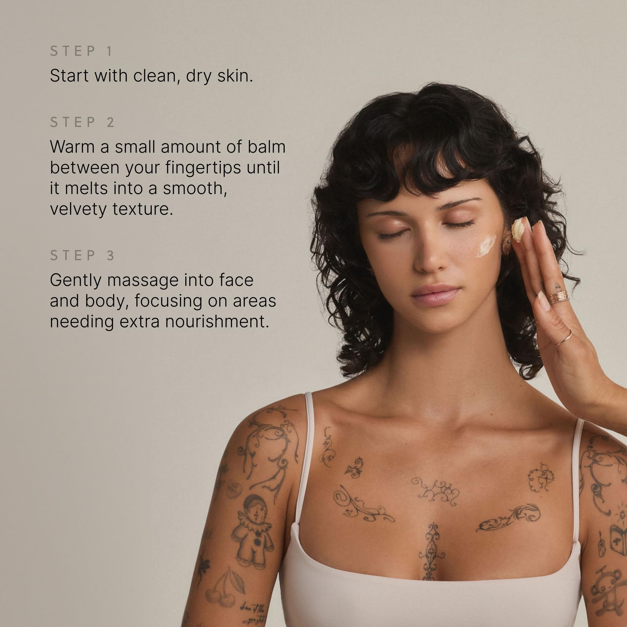TALOVA ingredients sea buckthorn and emu oil highlight nourishing skin.