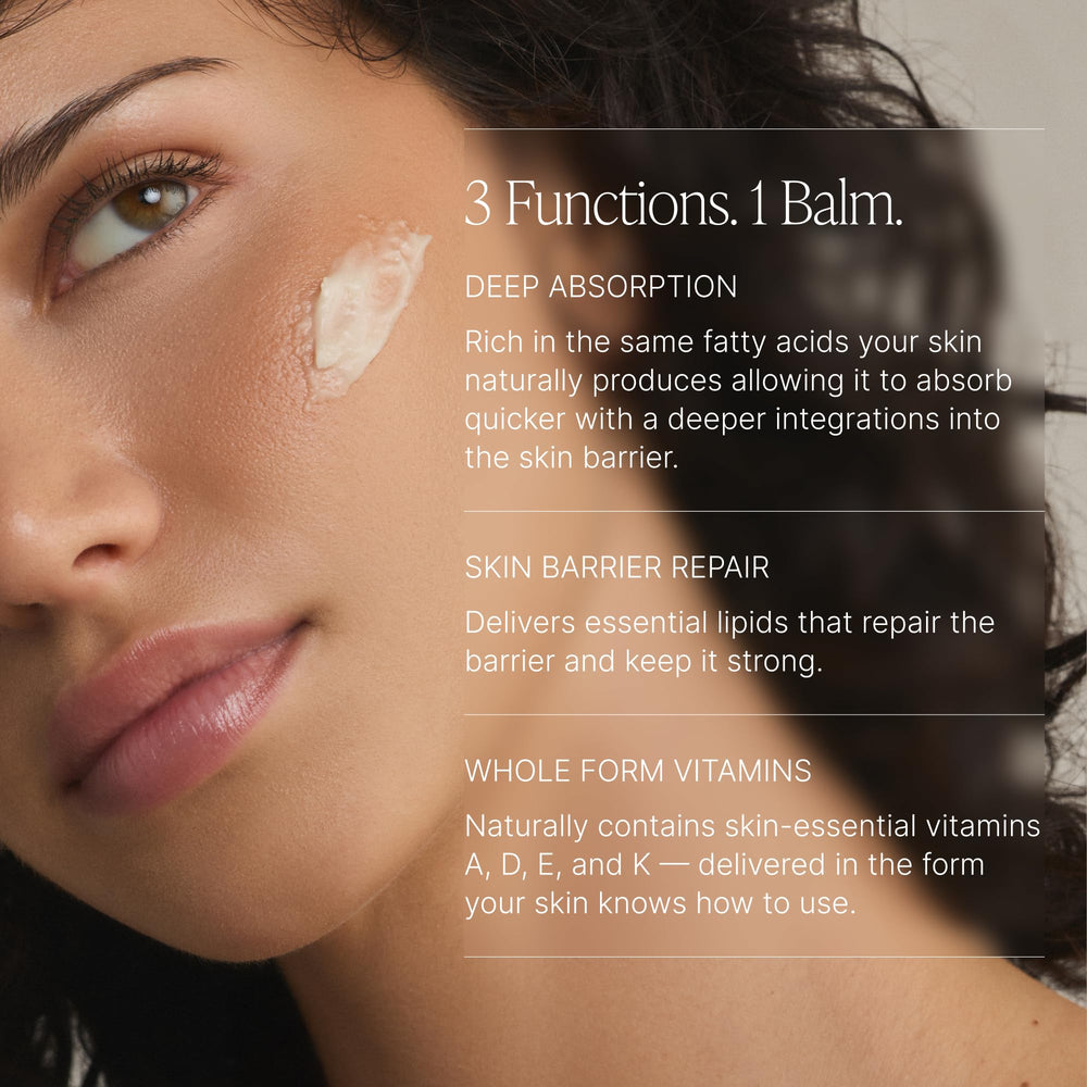 TALOVA night-time ritual balm suggests overnight restoration.