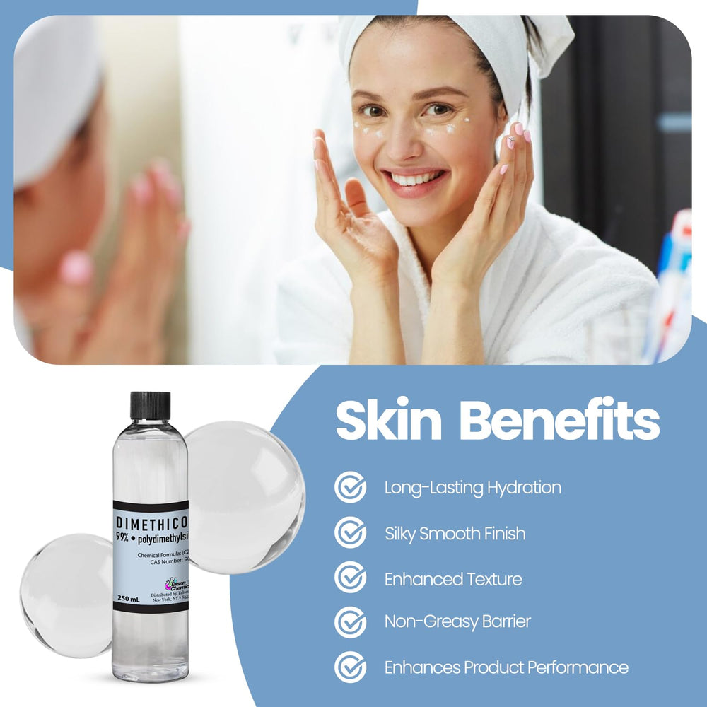 Talsen Chemicals Dimethicone Oil diy-cosmetics image shows easy integration.