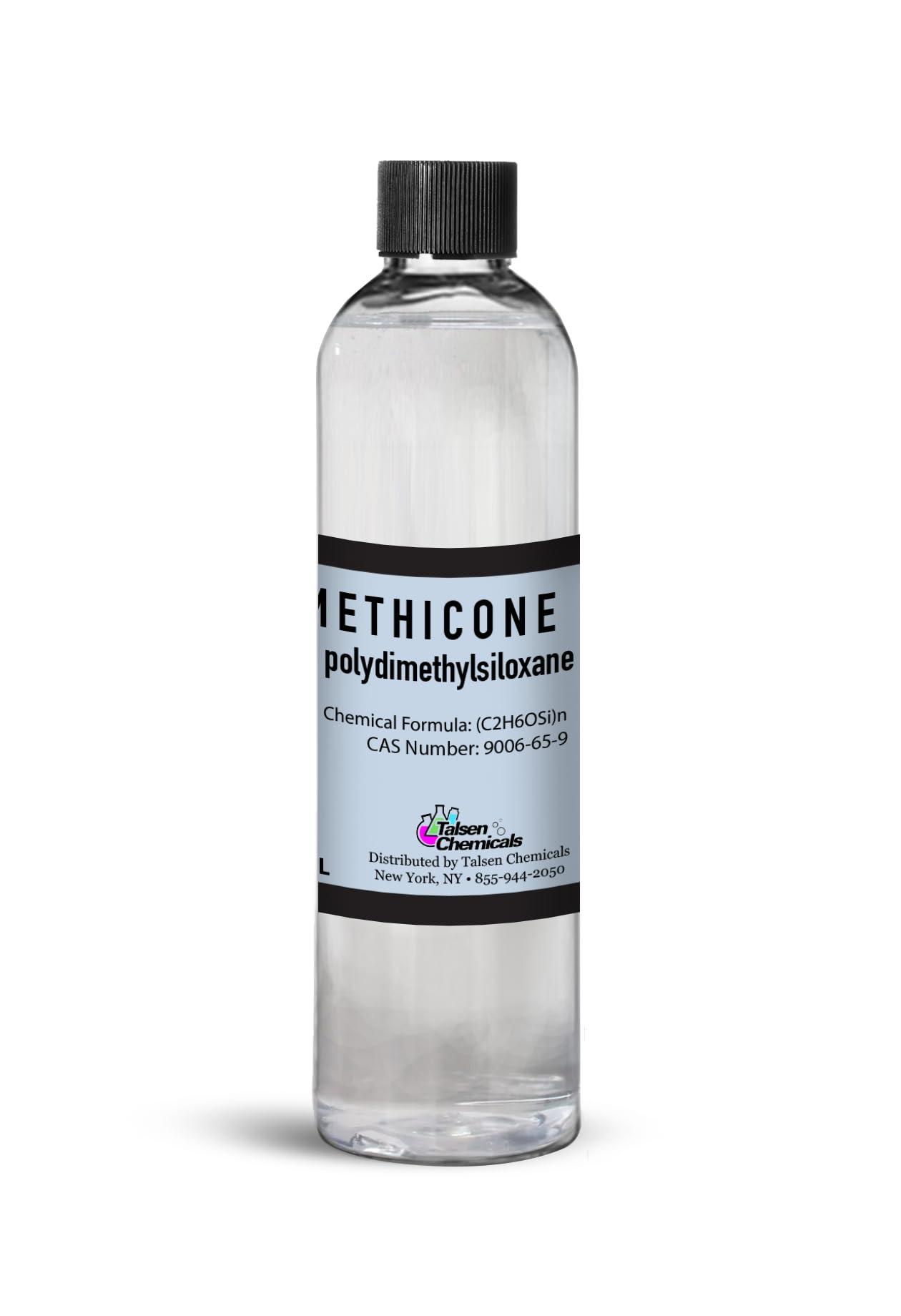 Talsen Chemicals Dimethicone Oil texture close-up highlights non-greasy, silky finish.