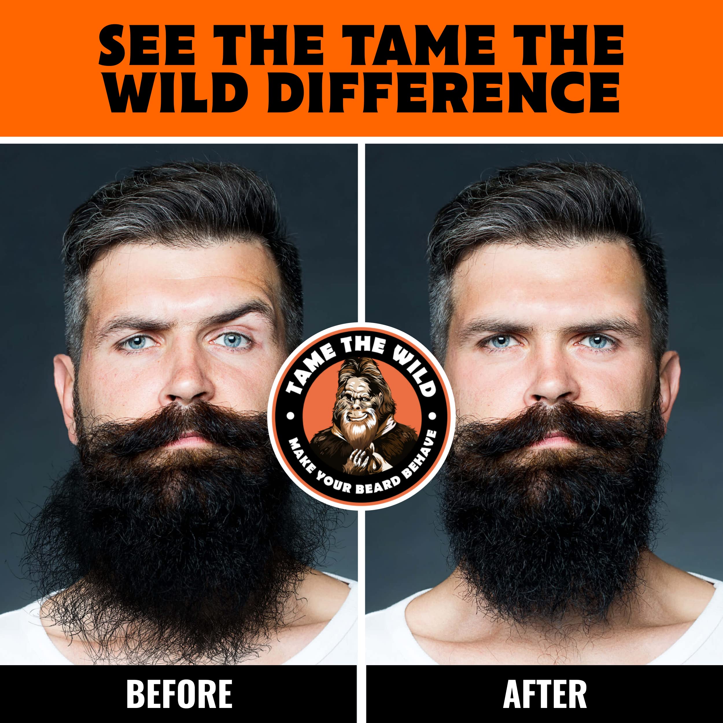 Tame The Wild beard balm with shea butter for conditioning