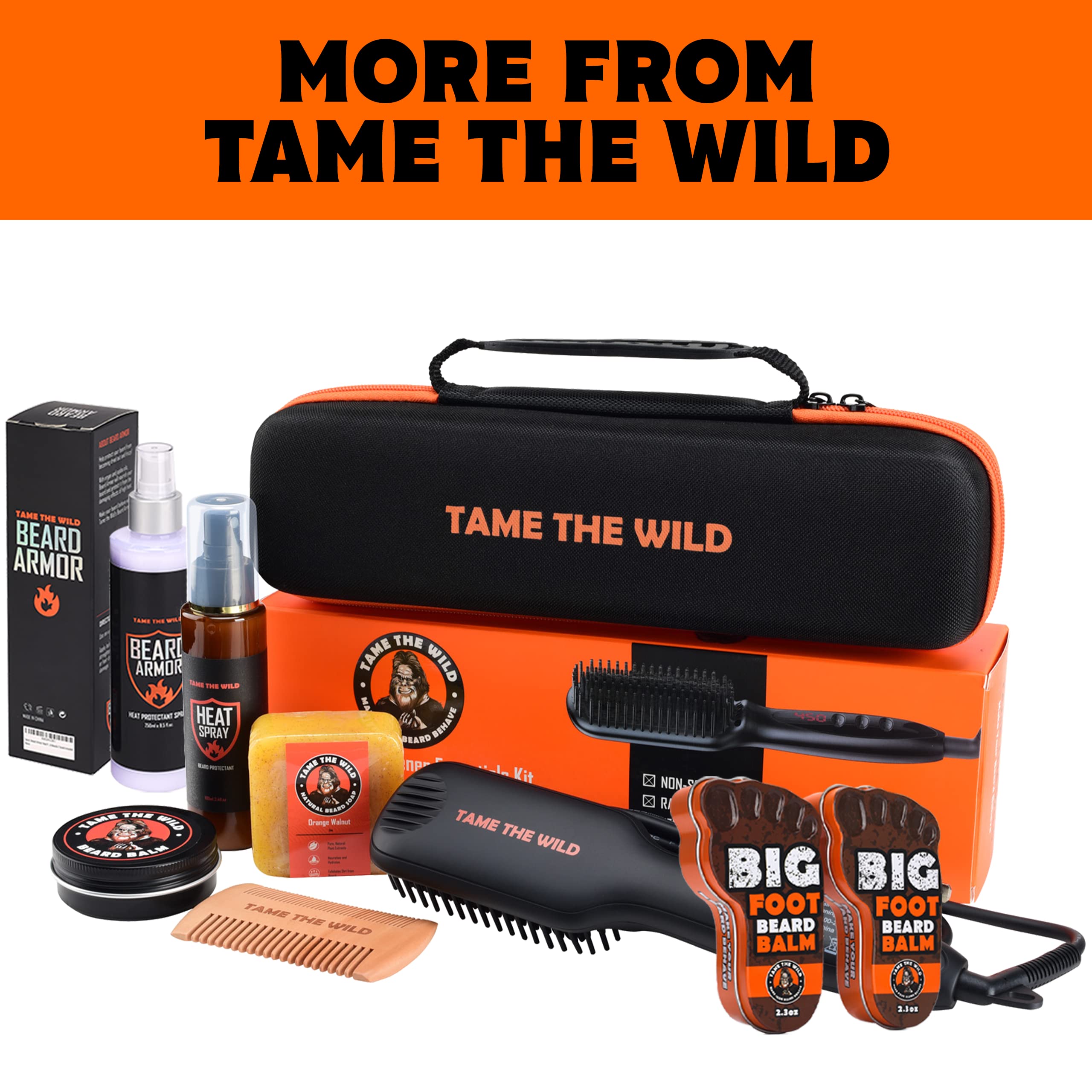 Tame The Wild Pro gift set presents a complete beard care toolkit.