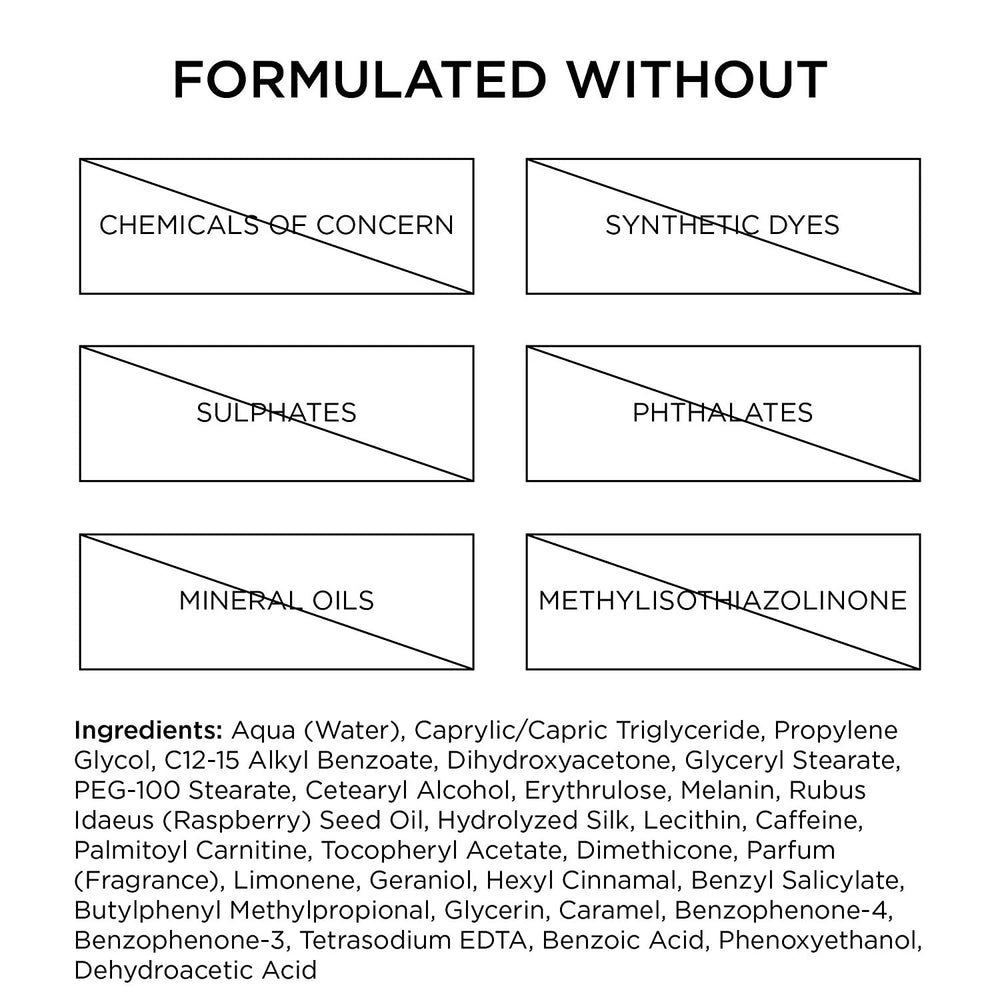 Tan-Luxe Gradual hydrating oil-lotion texture gliding on skin for daily moisture.