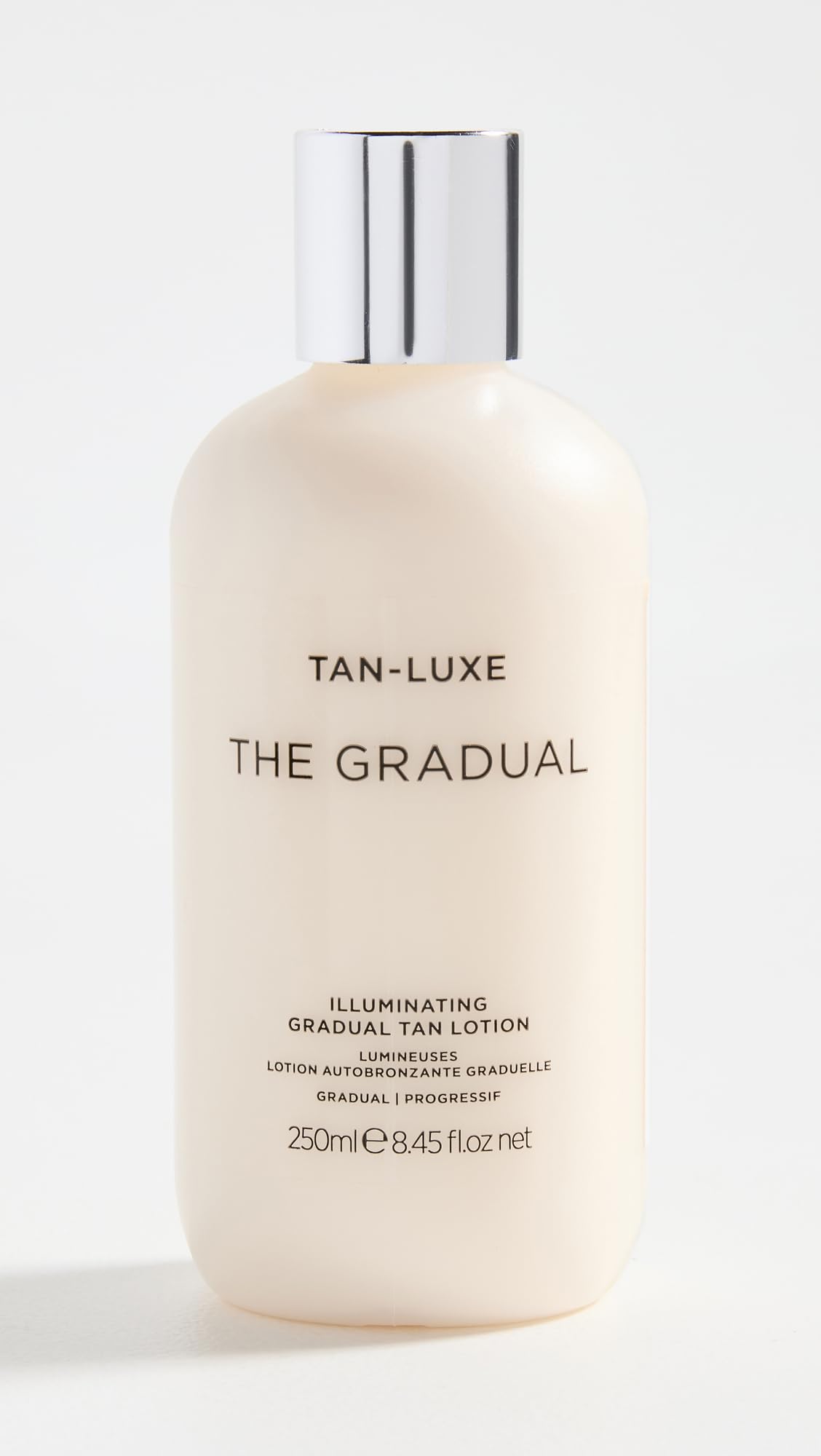 Tan-Luxe The Gradual bottle with a pump dispense for easy, streak-free application.