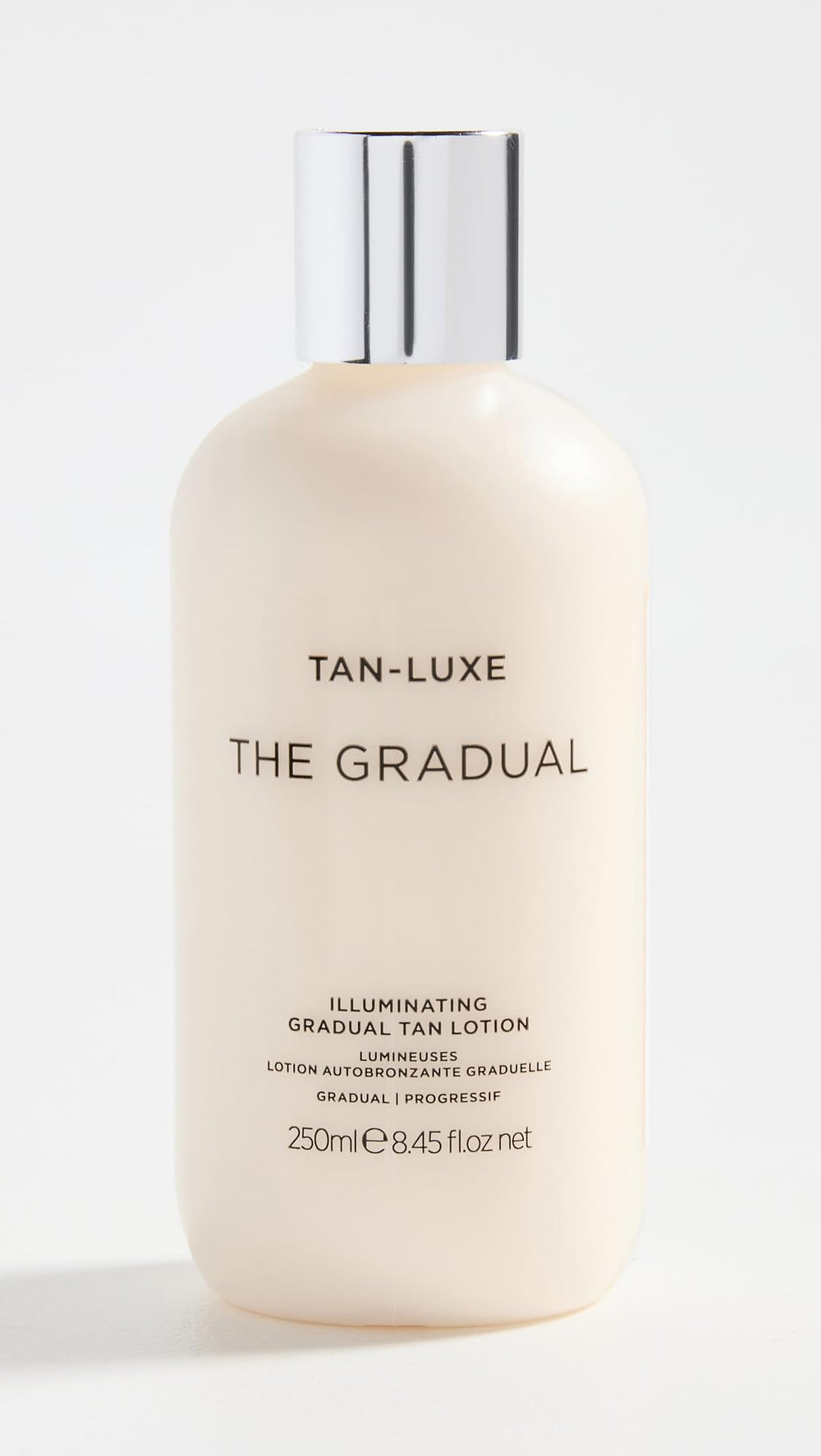 Tan-Luxe The Gradual bottle with a pump dispense for easy, streak-free application.