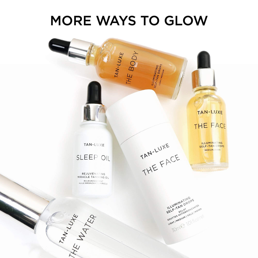 TAN-LUXE Hydra Mousse development-timing shows 4-6 hour tan.