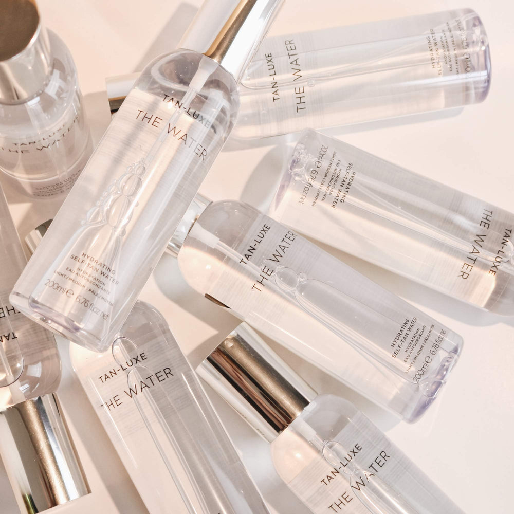 Tan-Luxe The Water vitamin-infused ingredients spotlight vitamins B, C, E and aloe
