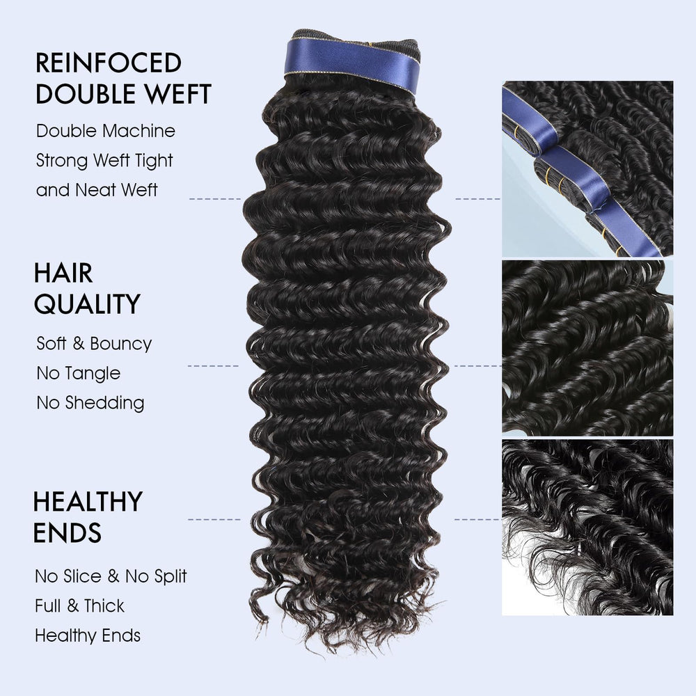 Tanduca 12-30 inch remy bundles offer long-length styling versatility
