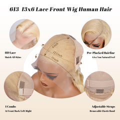 Tanduca 613 lace-front wig deeper parting highlights versatile styling options.