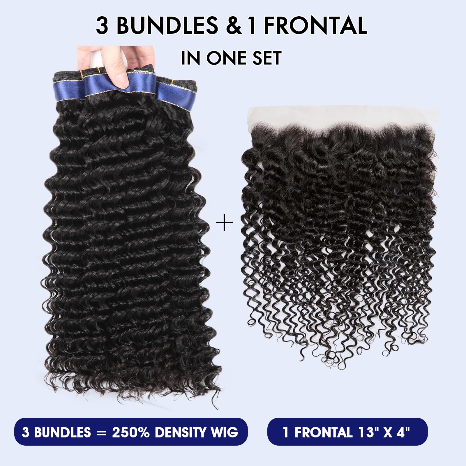 Tanduca 13x4 HD lace frontal closeup reveals invisible hairline and baby hairs