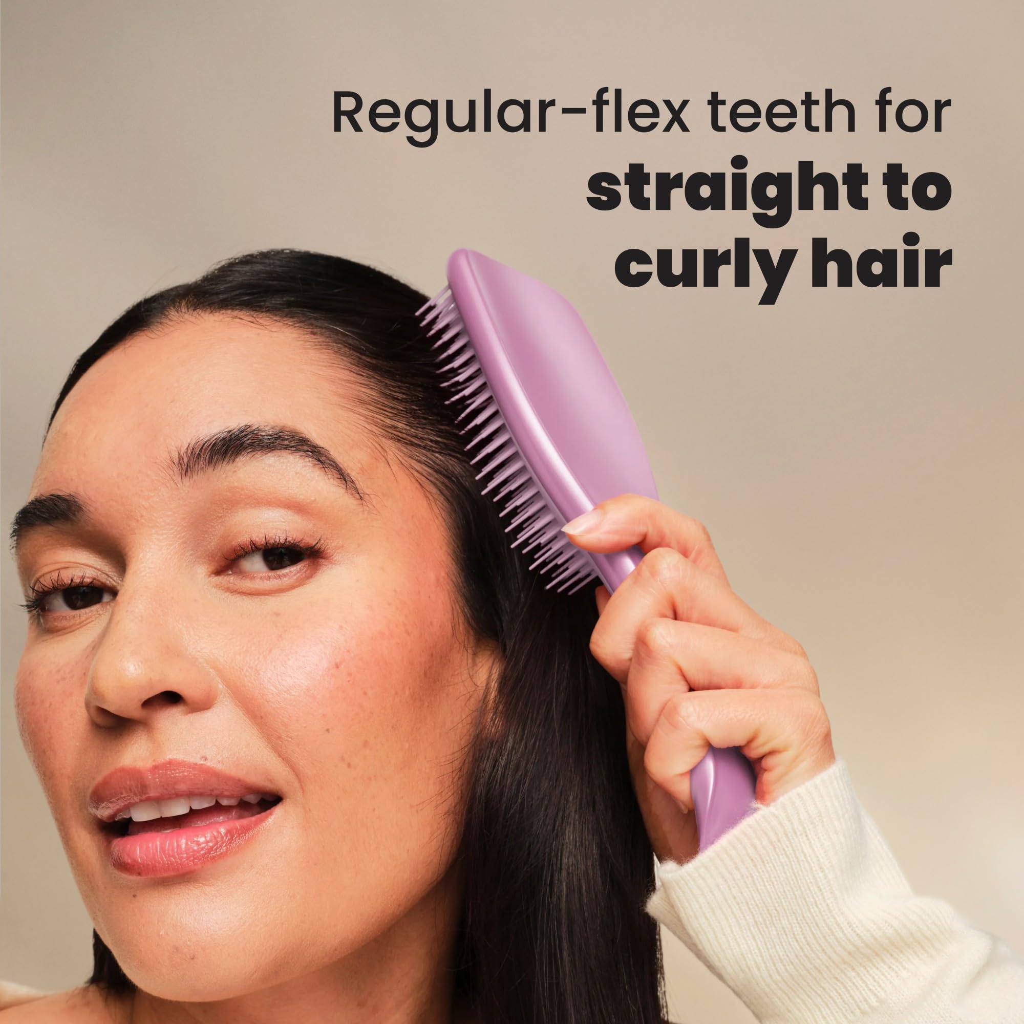 Shower-friendly design enables even conditioner distribution in the shower.
