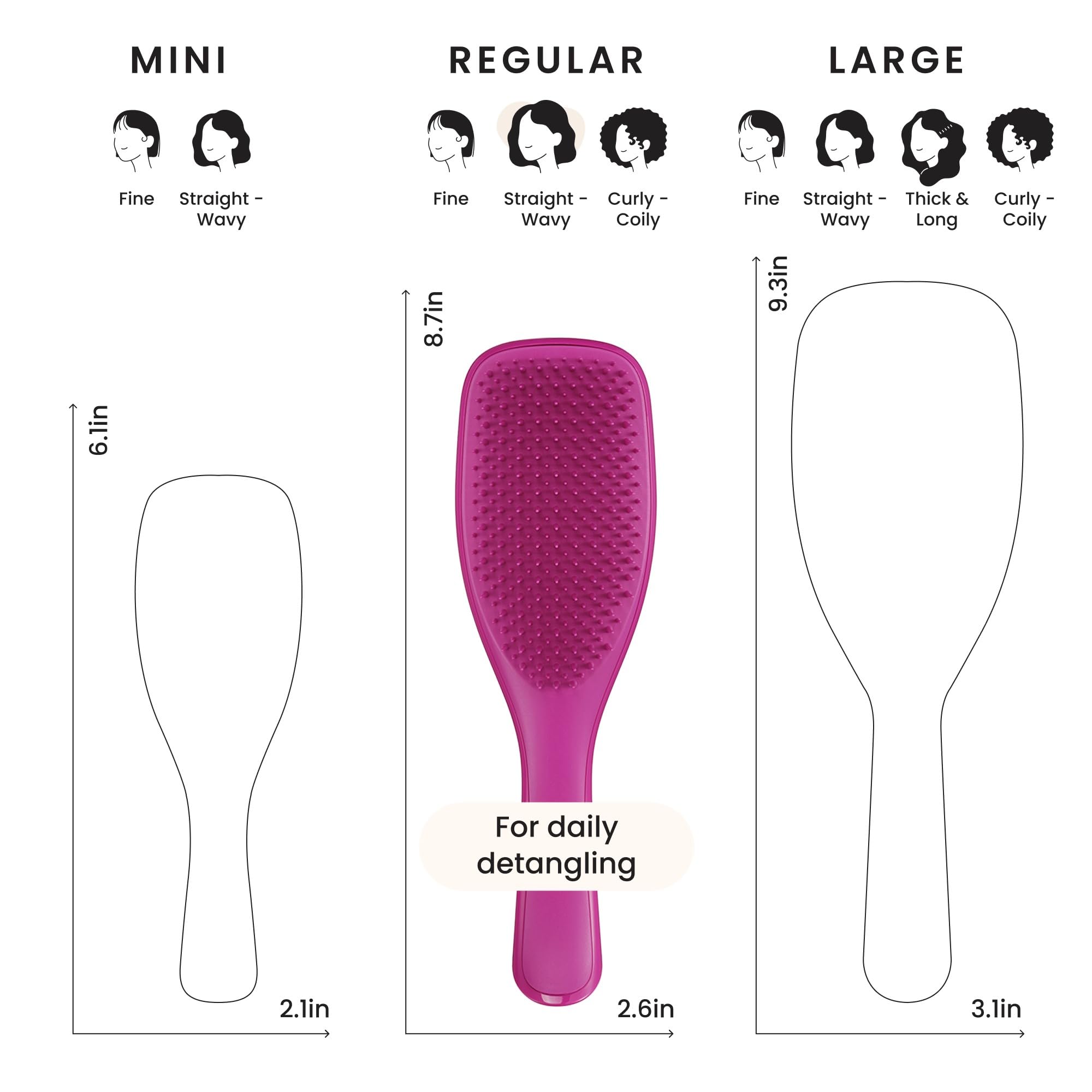 Tangle Teezer distributes conditioner in the shower for smooth coverage