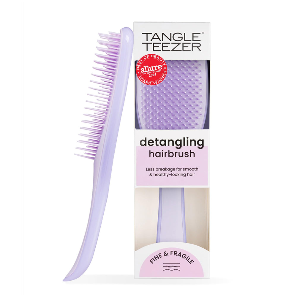 Tangle Teezer Fine & Fragile Ultimate Detangler product shot in Hypnotic Heather for delicate detangling.