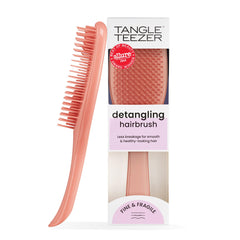 Tangle Teezer Fine & Fragile detangler teeth close-up for gentle detangling