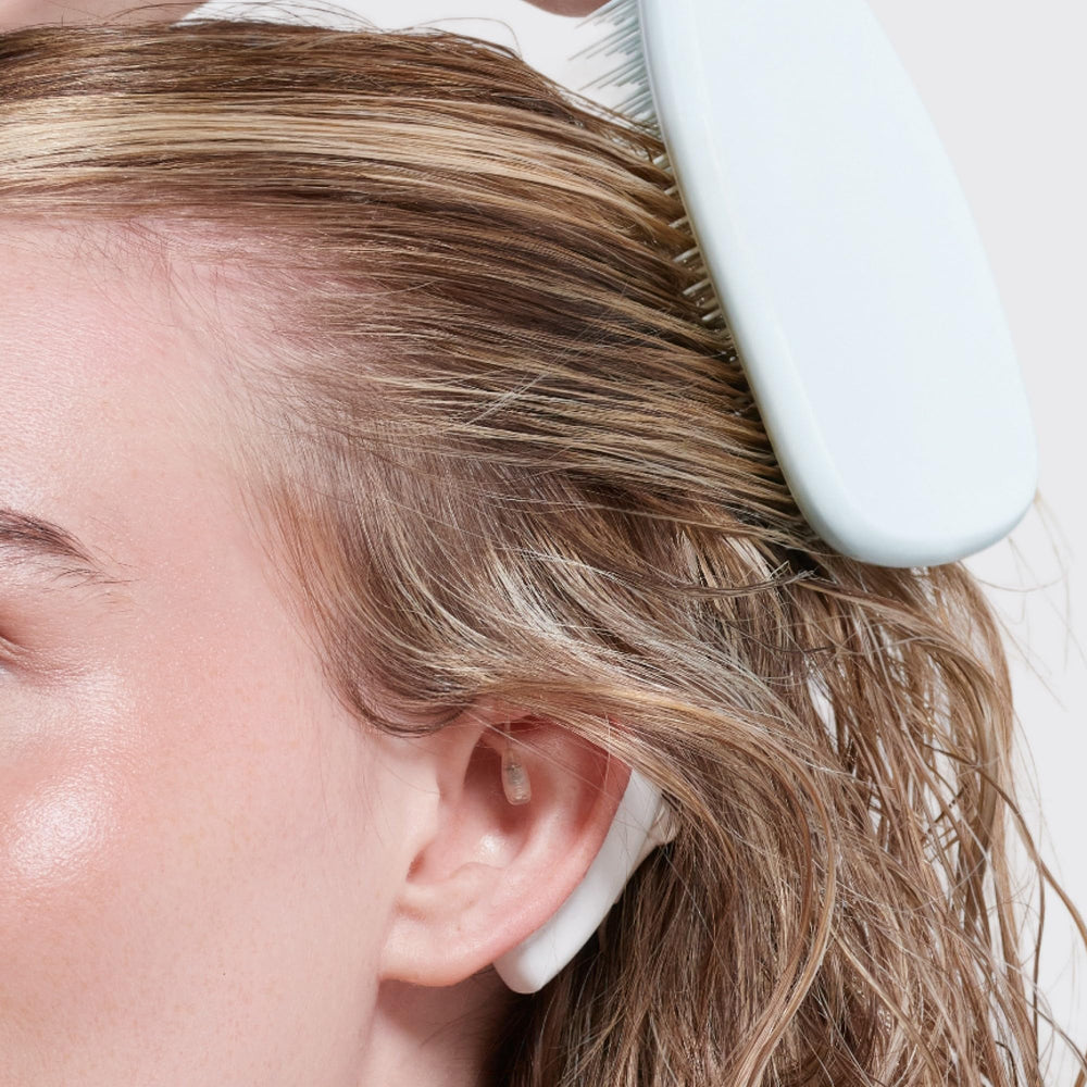 Tangle Teezer ice blue routine accessory for everyday hair care.