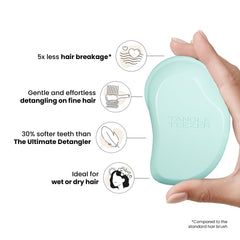 Fine fragile hair use featuring soft-flex teeth to reduce breakage