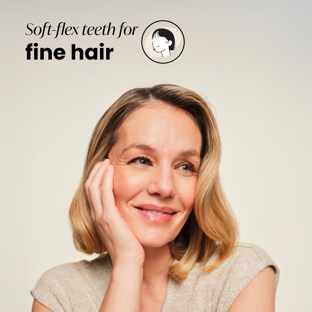 Tangle Teezer Original Detangler on wet hair for smooth detangling results