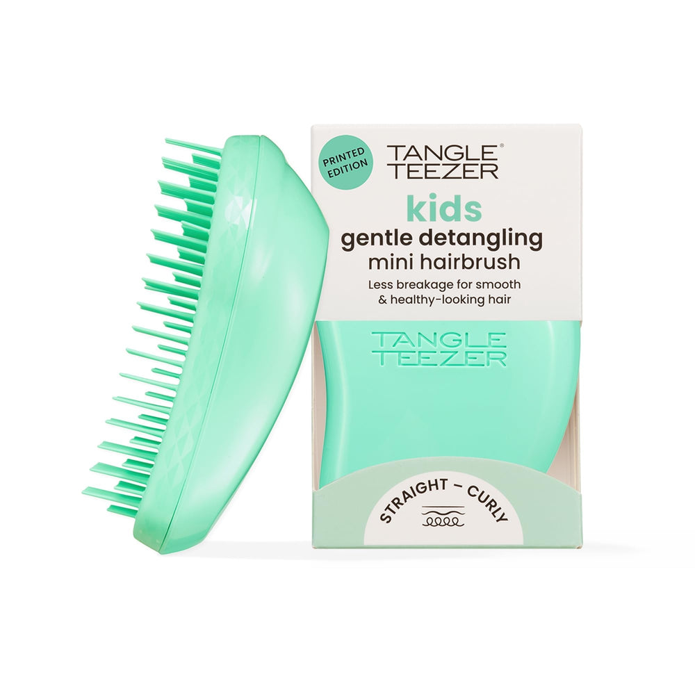 Tangle Teezer Original Detangler Paradise Green palm-sized compact brush for travel