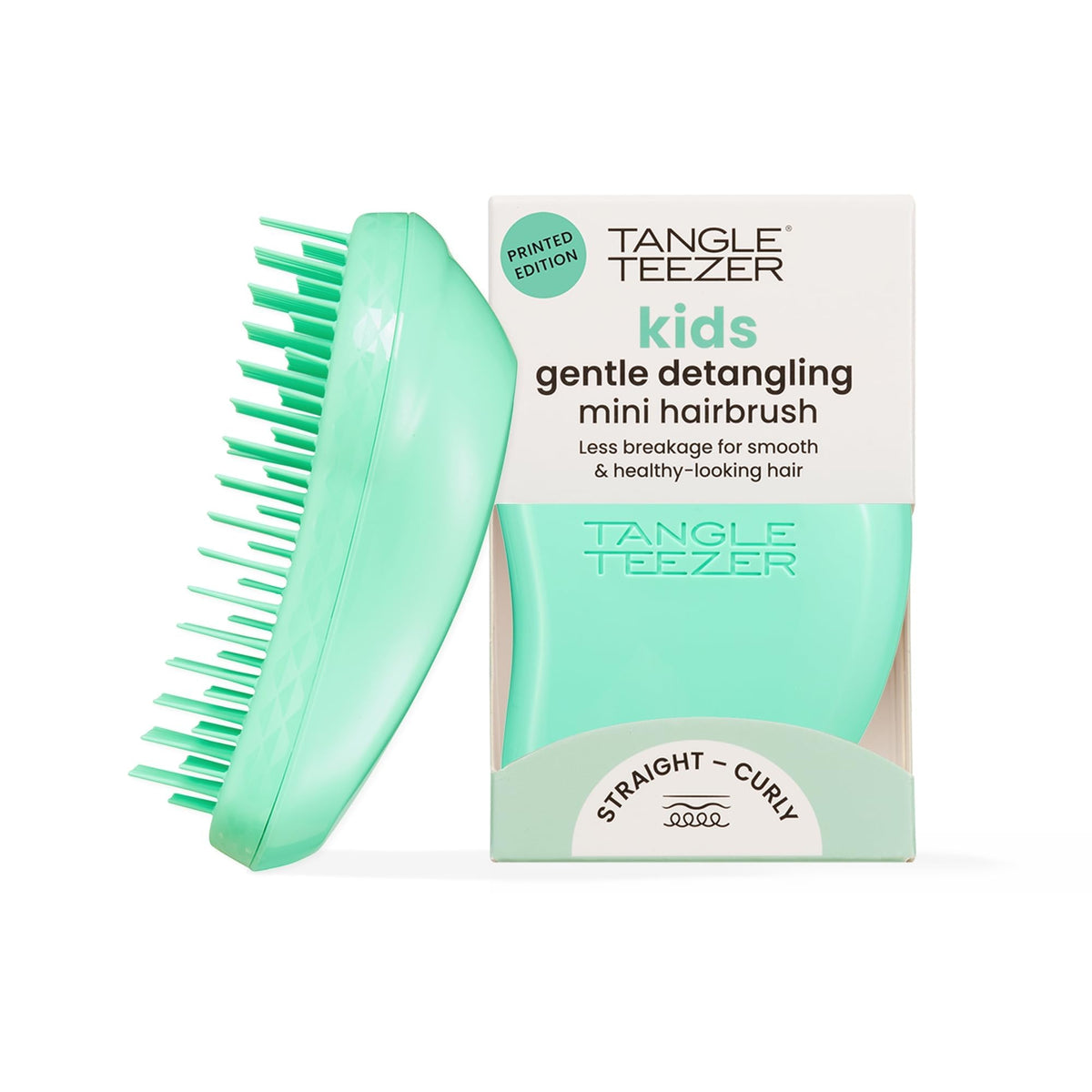 Tangle Teezer Original Detangler Paradise Green palm-sized compact brush for travel